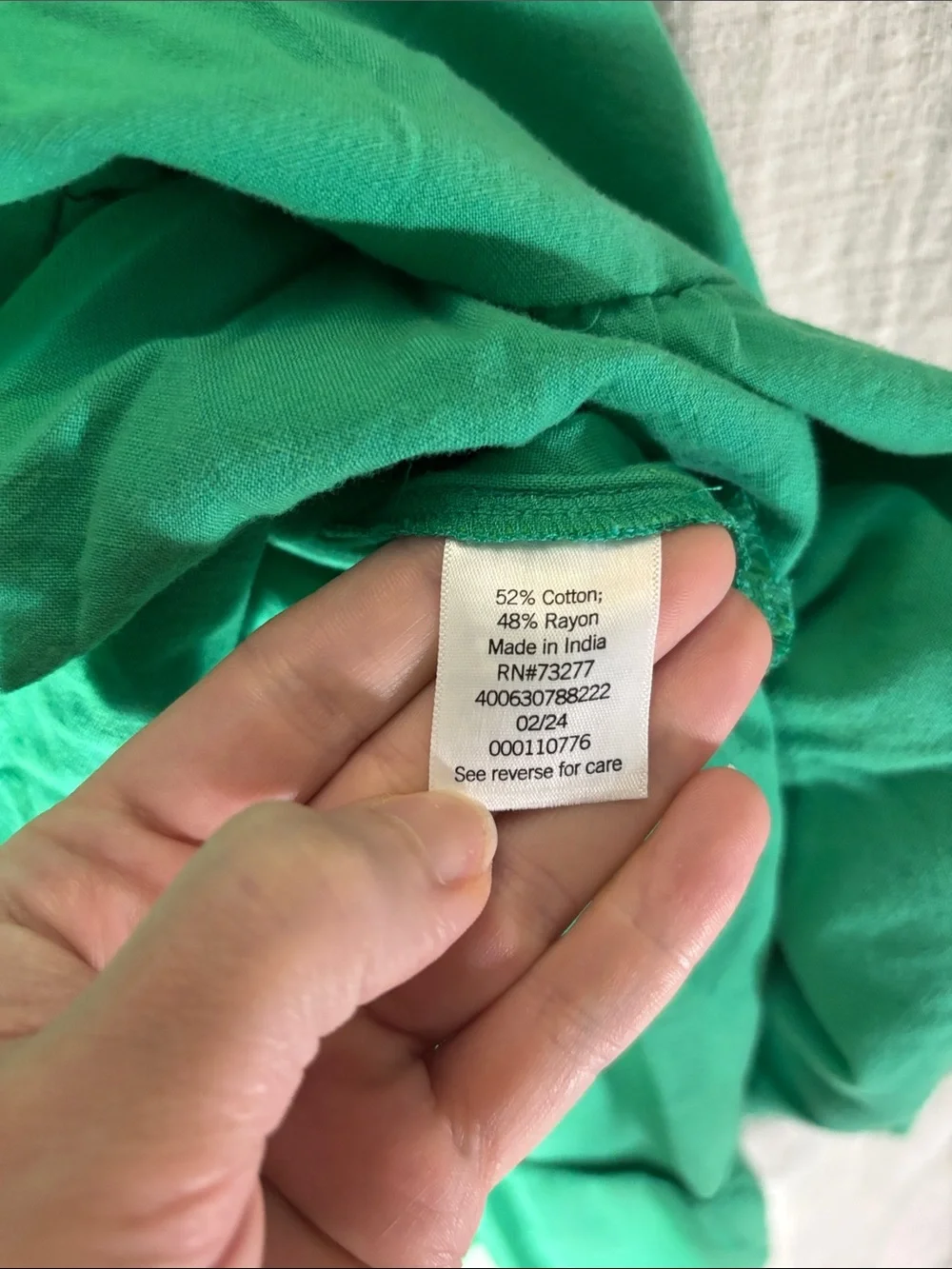 Sonoma Goods For Life Kelly Green Tiered Midi Dress XL Cotton Rayon Blend EUC - Picture 3 of 6